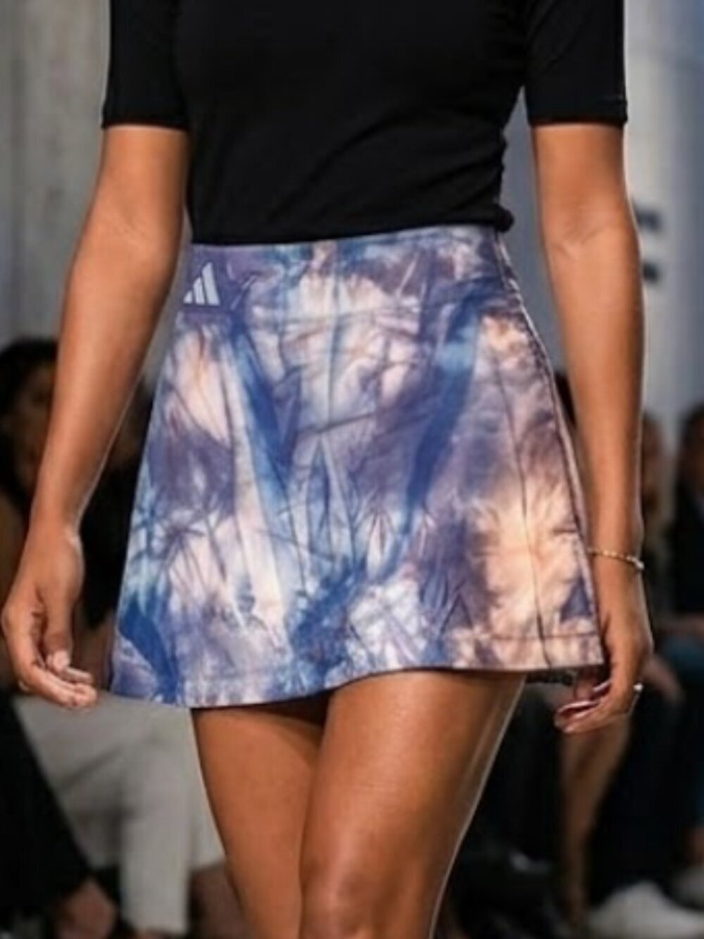 Adidas Skort Skirt Tennis Tie Dye Purple Lavender Size 2 Athletic 28" Waist